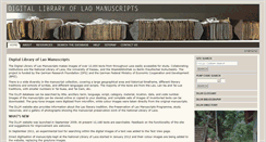 Desktop Screenshot of laomanuscripts.net